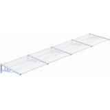 Nadstrešnica za vrata siva i prozirna 396 x 90 cm polikarbonat | shoptok.hr