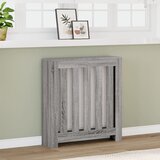 vidaXL Pokrov za radiator siv sonoma 78x20x82 cm inženirski les cene