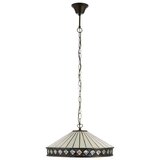 Endon 112196 - Luster na lancu Tiffany FARGO 1xE27/60W/230V, prečnik 41,5 cm | Eponuda.com