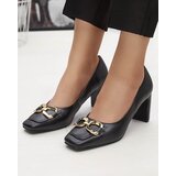 Resti Black women's moccasin style pumps Cancoro- Footwear | shoptok.hr
