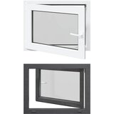  Prozor za podrum RISOR 80 x 50 cm PVC i staklo Antracit | shoptok.hr