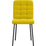  Jedilni stoli 4 kosi rumen žamet, (21822619) | Shoptok.si