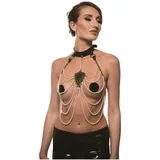 Guilty Pleasure Allure - set ogrlice i lanaca za tijelo (crna)