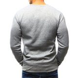 DStreet Siva muška dukserica bez kapuljače BX4822 crna | bela | siva | ePonuda.com
