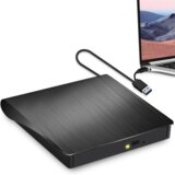 Venisymlis USB-C DVD pogon - zunanji zapisovalnik za prenosnike (črn), (22105271) | Shoptok.si