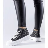 Gemre Black sneakers adorned with Terenzio monogram | shoptok.hr