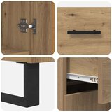 Visok predalnik Umetni hrast 69,5 x 34 x 180 cm Konstruiran les, (5000107848) | Shoptok.si