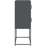 vidaXL Highboard Anthracite 68x39x107 cm Jeklo | Shoptok.si