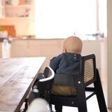 Troll nursery® otroški stolček rattan™ black satin | shoptok.hr