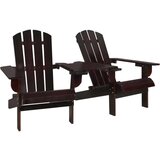  Vrtne stolice Adirondack sa stolićem od masivne jelovine smeđe | shoptok.hr