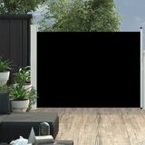 vidaXL uvlačiva bočna tenda za terasu 100 x 500 cm crna Cijene