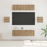 vidaXL Komplet TV omaric 6 pcs artisan hrast Srednja 30.5 x 30 x 30 cm | Shoptok.si
