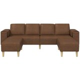  Set sofe 3 pcs Smeđa Umjetna nubuk koža | shoptok.hr