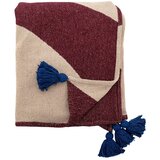 Bloomingville Crvena/bež deka od recikliranog pamuka 130x160 cm Cimmi – | shoptok.hr