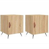  Noćni ormarići 2 kom boja hrasta sonome 40 x 40 x 50 cm drveni | Eponuda.com