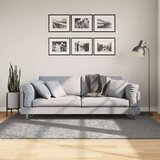  Čupavi moderni tepih s visokim vlaknima sivi 140x200 cm Cijene