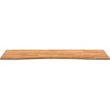 vidaXL Mizna plošča rjava 140x60x2,5 cm trdna hrastovina pravokotna | Shoptok.si