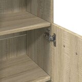 vidaXL Kopalniška omarica sonoma hrast 30,5x30x95 cm inženirski les | Shoptok.si