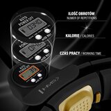  Hhm13 novi hula hoop crno/zlatni magnetski s utegom + brojačem hms | shoptok.hr