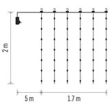  LED spoljašnja girlanda 240xLED/8 funkcija 6,7 m IP44 topla bela | Eponuda.com