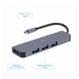 Docking station USB adapter Type-C to HDMI + USB HUB 3.2 GEMBIRD A-CM-COMBO2-01 | Eponuda.ba