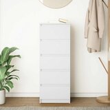  Komoda s ladicama bijela 37,5x35x99 cm izrađeno drvo | shoptok.hr