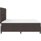 Box Spring Krevet s madracem Tamnosmeđa Super King Tkanina | shoptok.hr