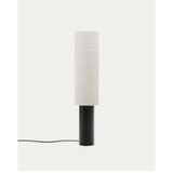 Kave Home Bela/črna stoječa svetilka s tekstilnim senčilom (višina 142 cm) Dulan – | Shoptok.si