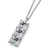 Oliver Weber ženski Sturdy Crystal Lančić sa swarovski belim kristalnim priveskom | ePonuda.com