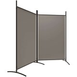 Sobna pregrada s 2 panela antracit 175 x 180 cm od tkanine | shoptok.hr