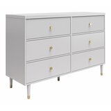 CosmoLiving by Cosmopolitan Siva nizka komoda 138x93 cm Elizabeth – | Shoptok.si