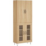  Visoka komoda hrasta sonome 69,5x34x180cm od konstruiranog drva Slike