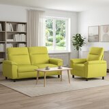  Set sofe 2 pcs Svijetlo zelena Tkanina | shoptok.hr