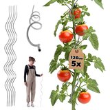 KADAX Spiralna palica za paradižnik, fižol, kumare, podpora za rastline 120 cm 5 kosov, (5000362646) | Shoptok.si