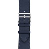  Apple Watch Swift Leather dark blue 42/ 44/ 45/ 49mm Cene