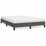 The Living Store Posteljni okvir temno siv 140x200 cm žamet - Posteljni Okvir, (21488971) | Shoptok.si