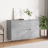 vidaXL Komoda betonsko siva 104x35x70 cm inženirski les Cene