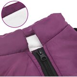 vidaXL Pasji plašč s pasom Nepremočljiv odsevni vijolični 2XL | Shoptok.si
