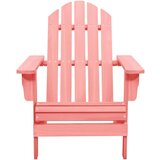 vidaXL Vrtna stolica Adirondack od masivne jelovine ružičasta | shoptok.hr