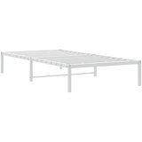 Metalni okvir za krevet bijeli 100x190 cm | Shoptok.si