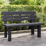  Vrtna klupa antracit 110 x 52 x 71 cm od polipropilena | Eponuda.com