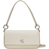 Calvin Klein Jeans Torbe MINIMAL MONOGRAM SHOULDER POUCH LV04K3161G Bež | Shoptok.si