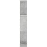  Zidna polica Betonska siva 72 x 17 x 105 cm prerađeno drvo | shoptok.hr