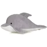 Fluffii Plišasta igrača delfinček - siv