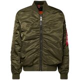 Alpha Industries Prehodna jakna oliva / rdeča | Shoptok.si