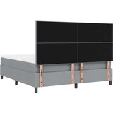Box Posteljni okvir z vzmetnico Svetlo siva Tkanina 180 x 200 cm, (22067056) | Shoptok.si