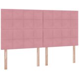  LED krevet za pohranu s madracem Ružičasta 180 x 200 cm Baršun | shoptok.hr