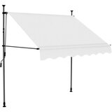 Maison Chic Ročno zložljiva tenda - Senčniki z LED lučkami 150 cm krem, (22041642) Cene