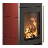 Palazzetti akumulacijska peč na drva eva s 7 kw - bela kava keramika | Shoptok.si
