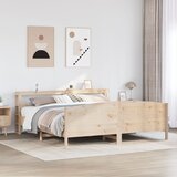 Maison Chic Posteljni okvir - Dvoposteljna postelja - Zakonska postelja brez vzmetnice 180x200 cm trdna borovina-J3395, (21762219) | Shoptok.si